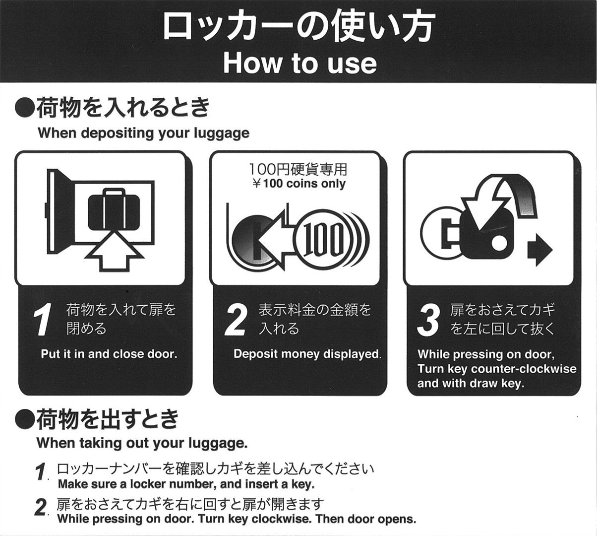 コインロッカー 契約書 – ロッカー利用案内 – LHVO