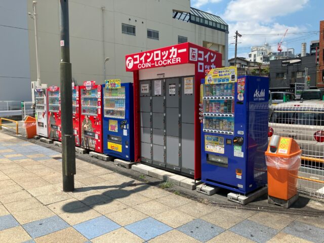 NPC通天閣パーキング南側のフジコインロッカー