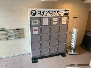 梅田 堂山プラザビルのフジコインロッカー