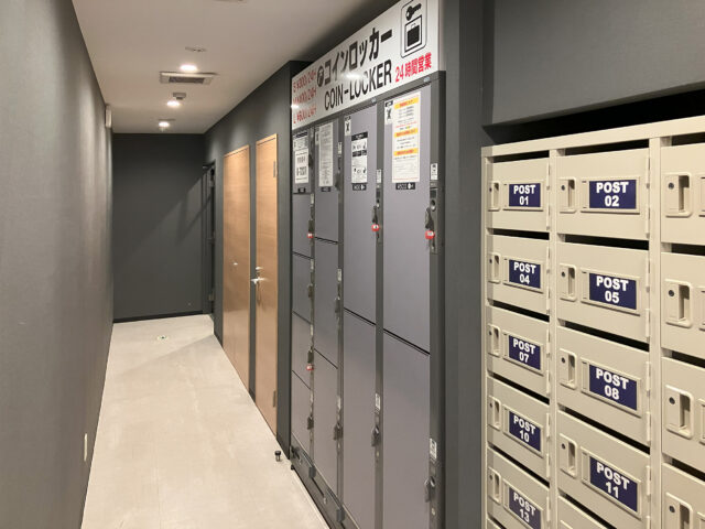 キャビNET心斎橋にあるフジコインロッカー